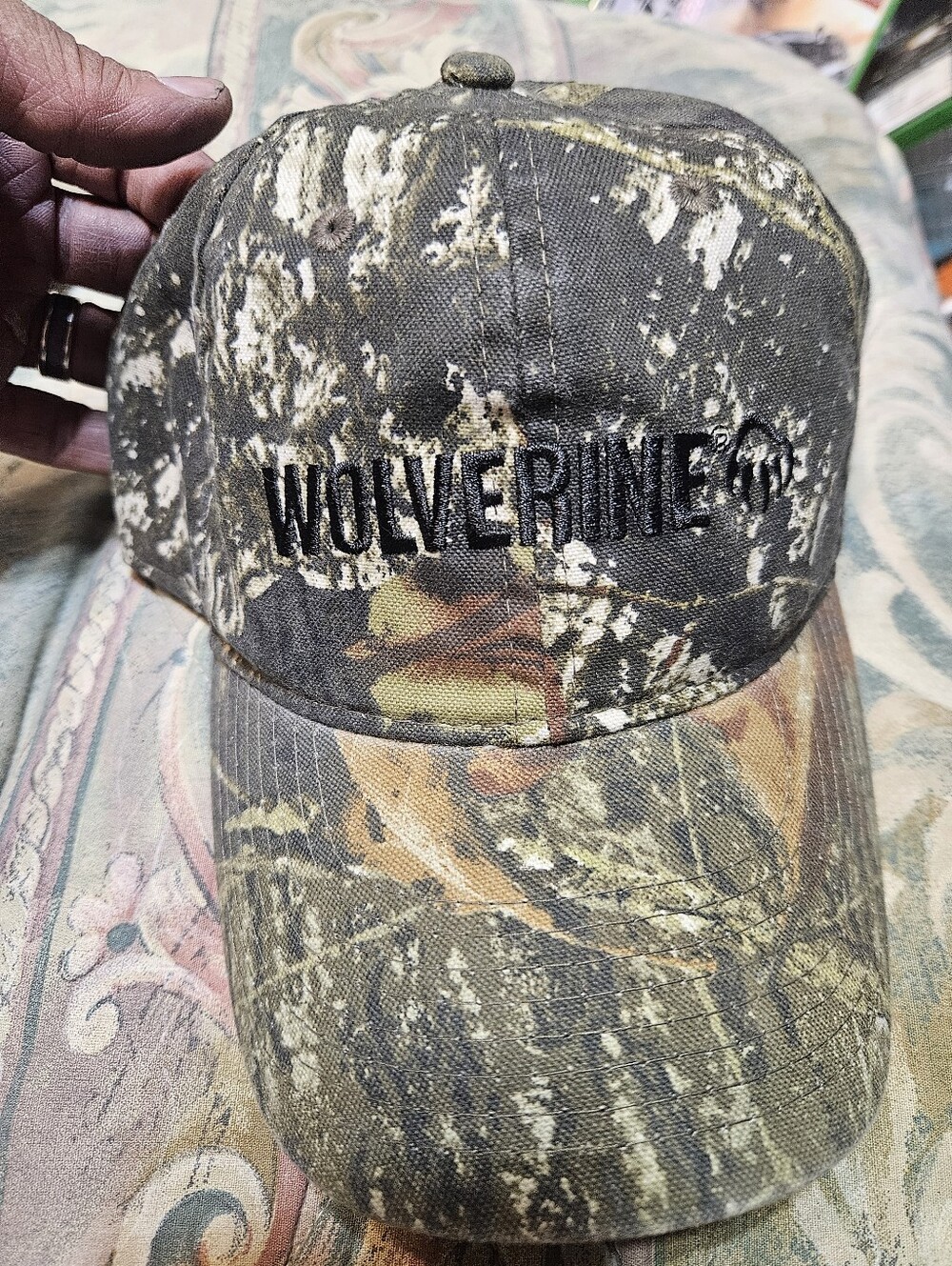 Wolverine Boot Co Camoflauge Advertising Cap